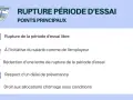 Points clés de la rupture de la période d'essai : libre, à l'initiative des deux parties, rédaction d'une lettre, délai de prévenance et allocations chômage.