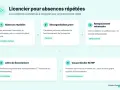Schéma expliquant quand peut-on licencier un salarié en arrêt maladie pour faute grave : absences répétées, désorganisation, remplacement nécessaire, lettre de licenciement, cas AT/MP.