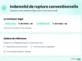 Calcul indemnité licenciement 20 ans ancienneté : 1/3 mois par an. Le salaire de référence est la moyenne brute des 12 derniers mois.