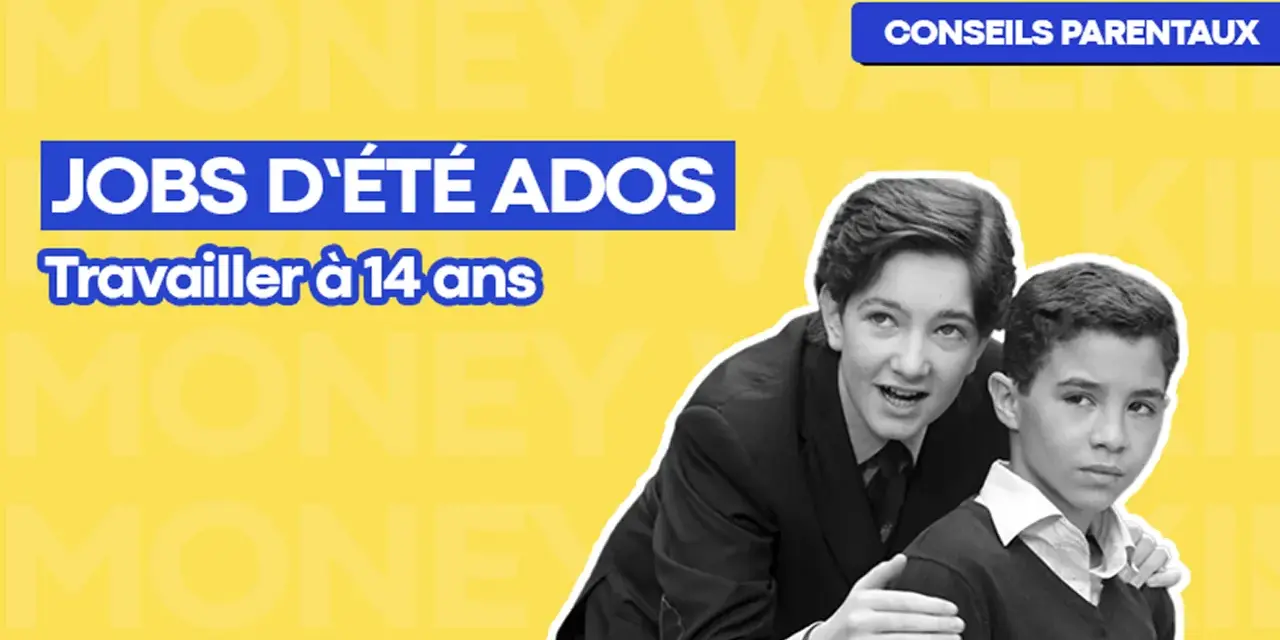 Deux adolescents en costume, prêts à travailler à 14 ans. Conseils parentaux pour les jobs d'été.
