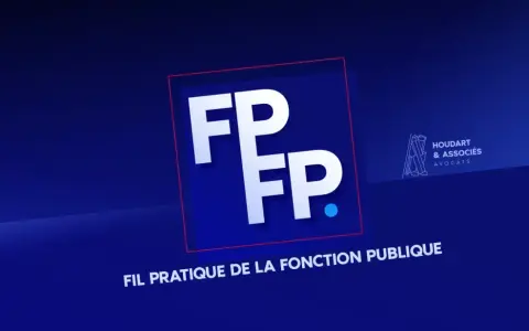 Logo FP et texte "FIL PRATIQUE DE LA FONCTION PUBLIQUE". Ce visuel est dédié aux professionnels de la fonction publique.