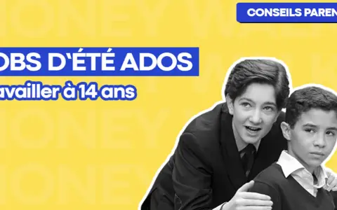 Deux adolescents en costume, prêts à travailler à 14 ans. Conseils parentaux pour les jobs d'été.
