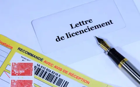 Une lettre de licenciement est posée sur un bureau avec un stylo plume. Que faire maintenant ?