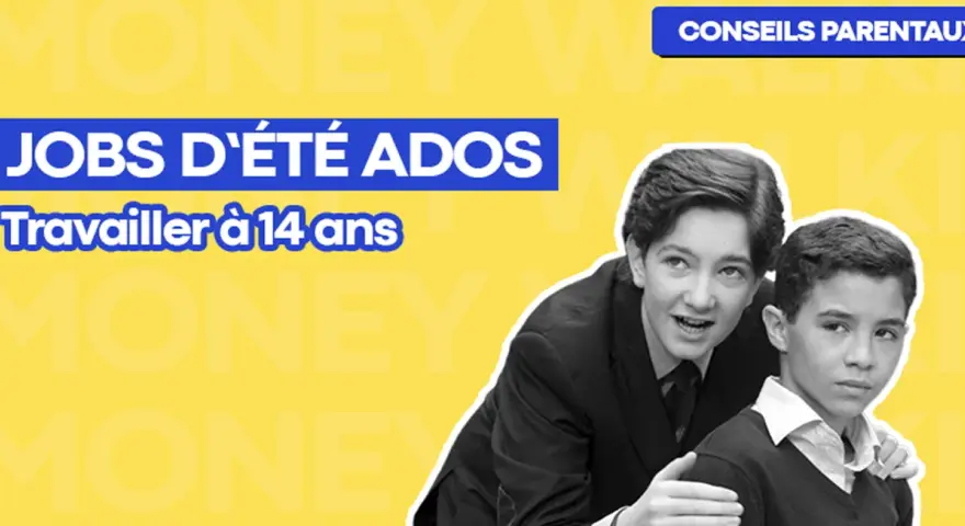 Deux adolescents en costume, prêts à travailler à 14 ans. Conseils parentaux pour les jobs d'été.