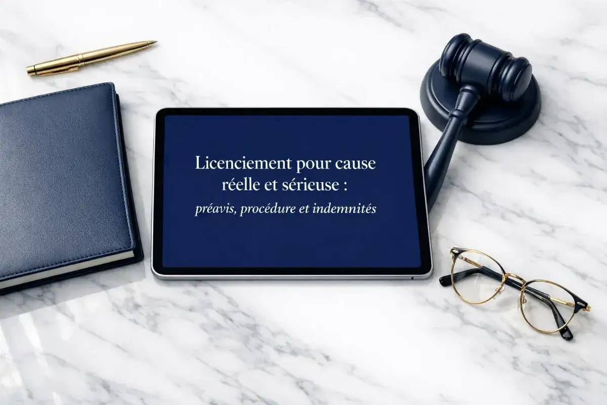 Tablette affichant 